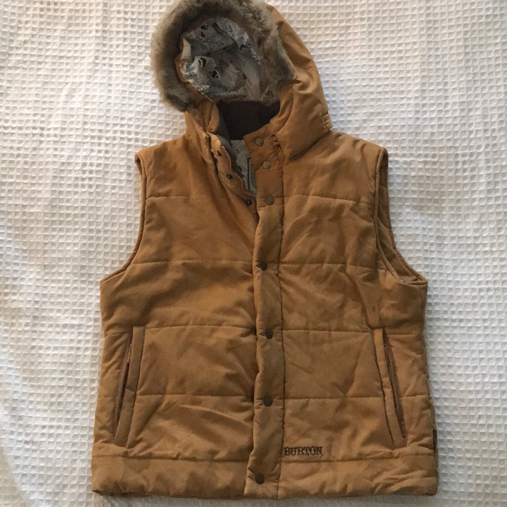 Women’s XL Burton vest with hood